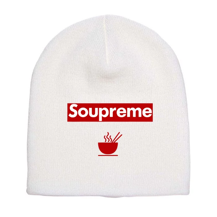 Charles Soupreme Funny Soupreme Logo Short Acrylic Beanie