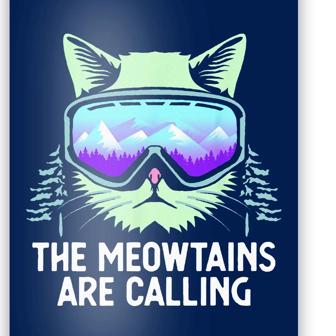 Cool Snowboard For Women Ski Lover Mountain Skier Poster