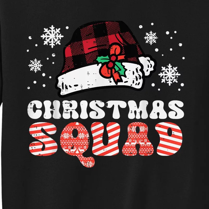 Christmas Squad Funny Xmas Crew Team Matching Kid Wo Tall Sweatshirt