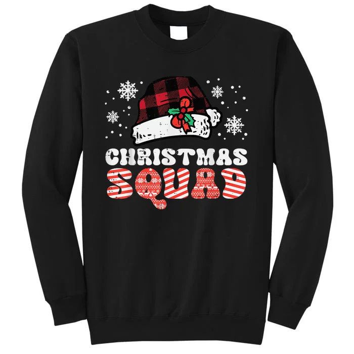 Christmas Squad Funny Xmas Crew Team Matching Kid Wo Tall Sweatshirt