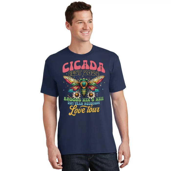 Cicada Shirts Funny Double Brood Cicada 2024 Concert Band T-Shirt