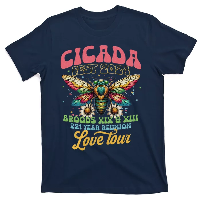 Cicada Shirts Funny Double Brood Cicada 2024 Concert Band T-Shirt