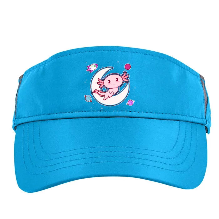 Cute Space Galaxy Axolotl Adult Drive Performance Visor