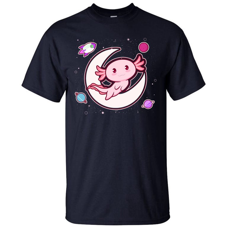 Cute Space Galaxy Axolotl Tall T-Shirt