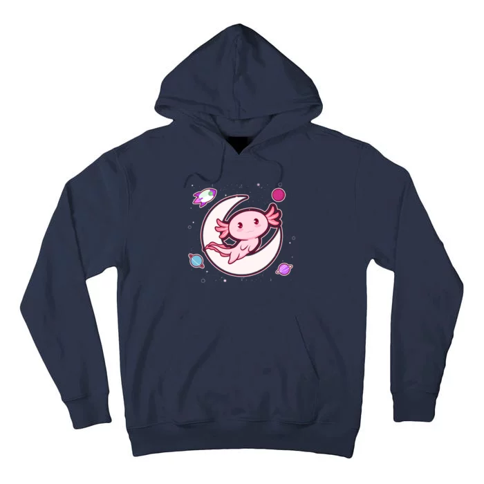 Cute Space Galaxy Axolotl Tall Hoodie