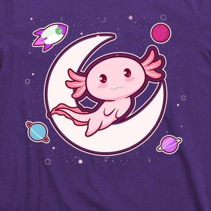 Cute Space Galaxy Axolotl T-Shirt