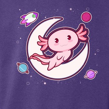 Cute Space Galaxy Axolotl Toddler Hoodie