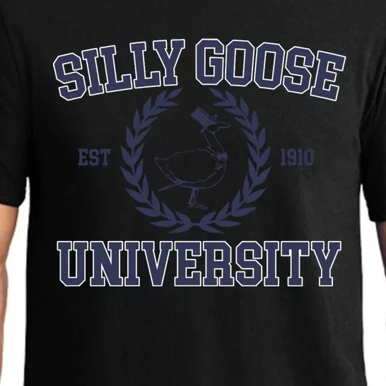 Cute Silly Goose University Gift Pajama Set