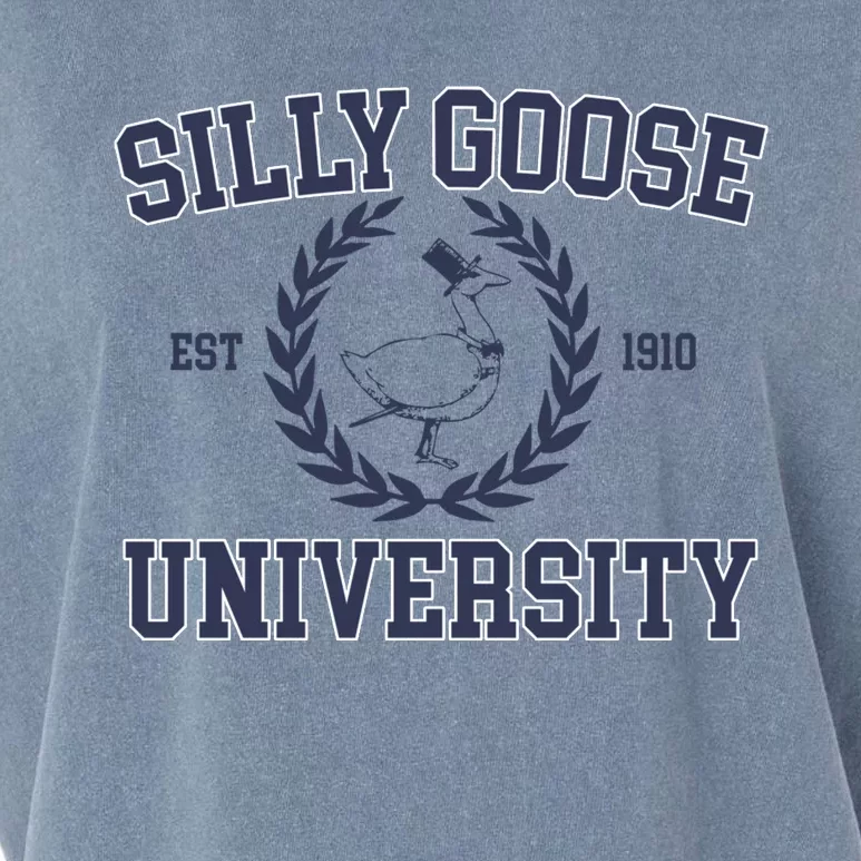 Cute Silly Goose University Gift Garment-Dyed Women's Muscle Tee