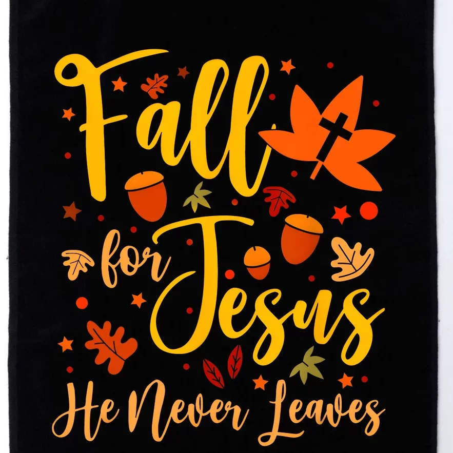 Christian Sayings Gifts Halloween Fall For Jesus Religious Platinum Collection Golf Towel