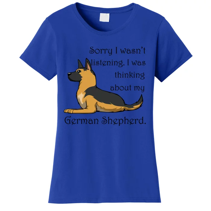 Cute Saying Ger Shepherd Owner Gift Women's T-Shirt