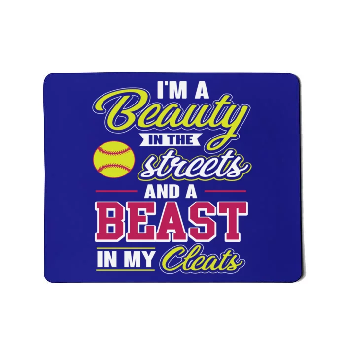 Cute Softball Gift For Softball Players Mousepad