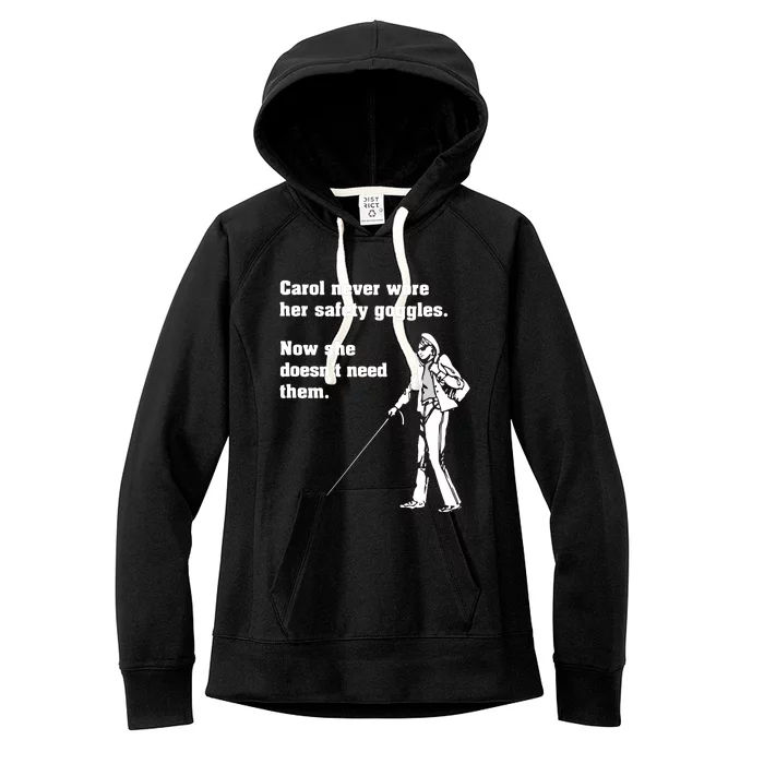 Carol Safety Goggles Funny Science Chemistry Women's Fleece Hoodie