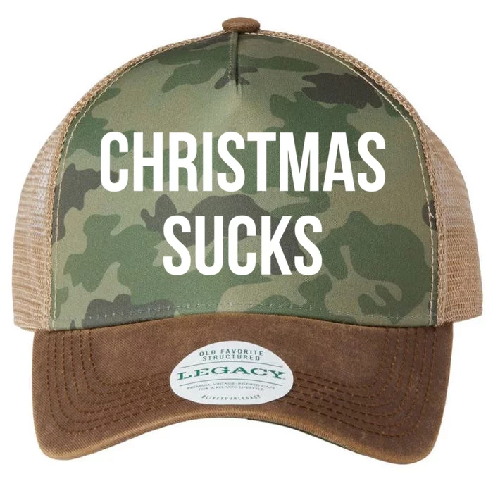 Christmas Sucks Great Gift Legacy Tie Dye Trucker Hat