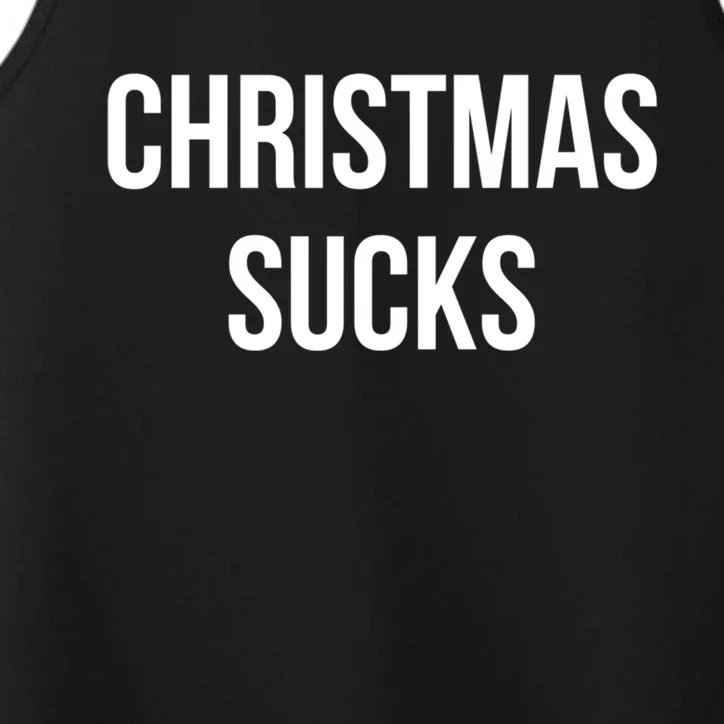 Christmas Sucks Great Gift Performance Tank