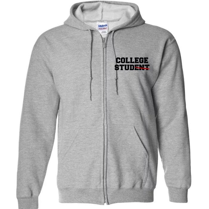 College Stud Gift Full Zip Hoodie