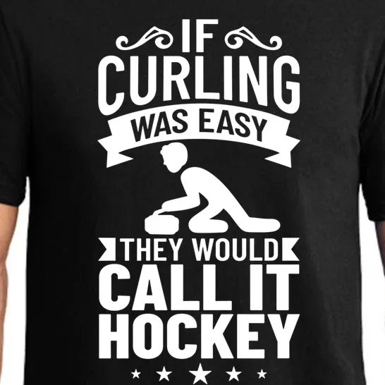 Curling Sport Game Curler Player Stones Broom Curl Cool Gift Pajama Set