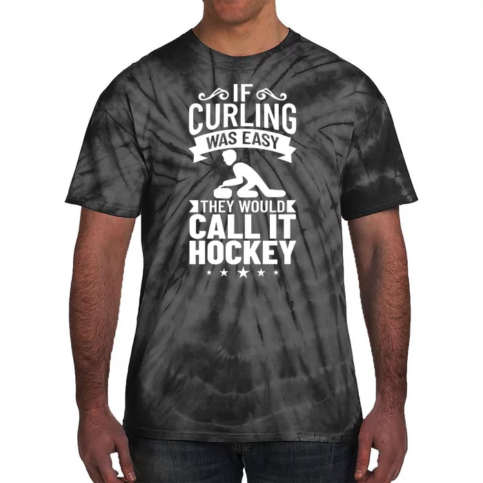 Curling Sport Game Curler Player Stones Broom Curl Cool Gift Tie-Dye T-Shirt