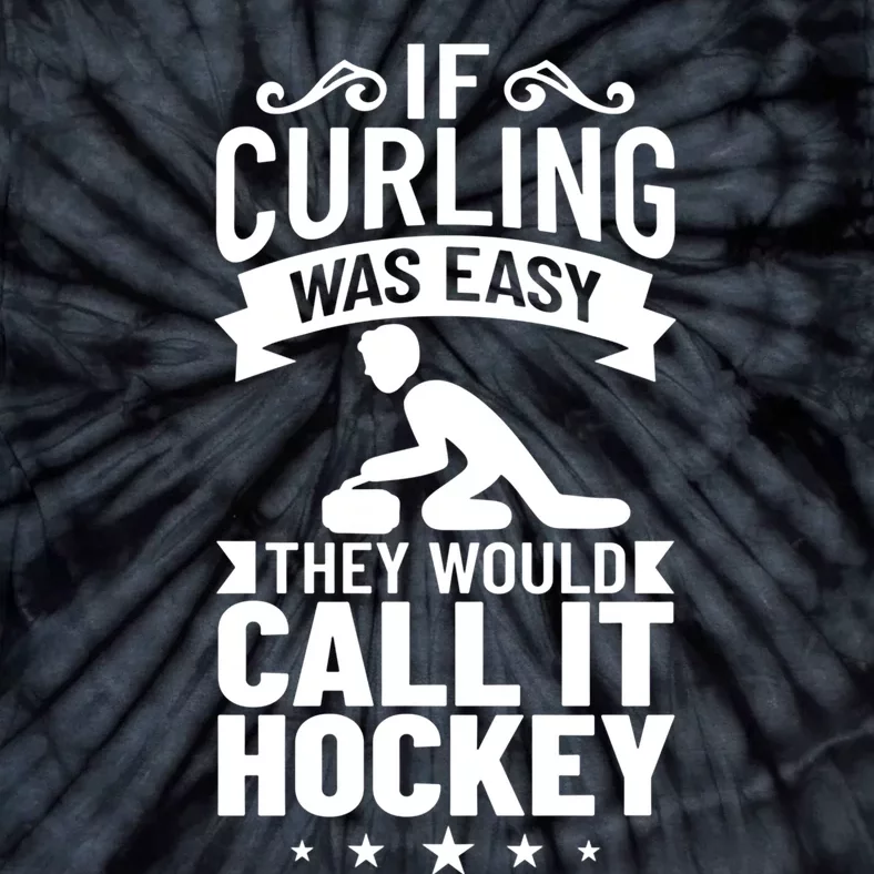 Curling Sport Game Curler Player Stones Broom Curl Cool Gift Tie-Dye T-Shirt