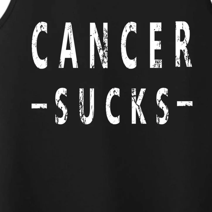 Cancer Sucks Gift Hooded Cancer Gift Performance Tank