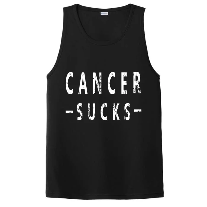 Cancer Sucks Gift Hooded Cancer Gift Performance Tank