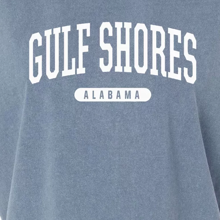 College Style Gulf Shores Alabama Souvenir Gift Garment-Dyed Women's Muscle Tee