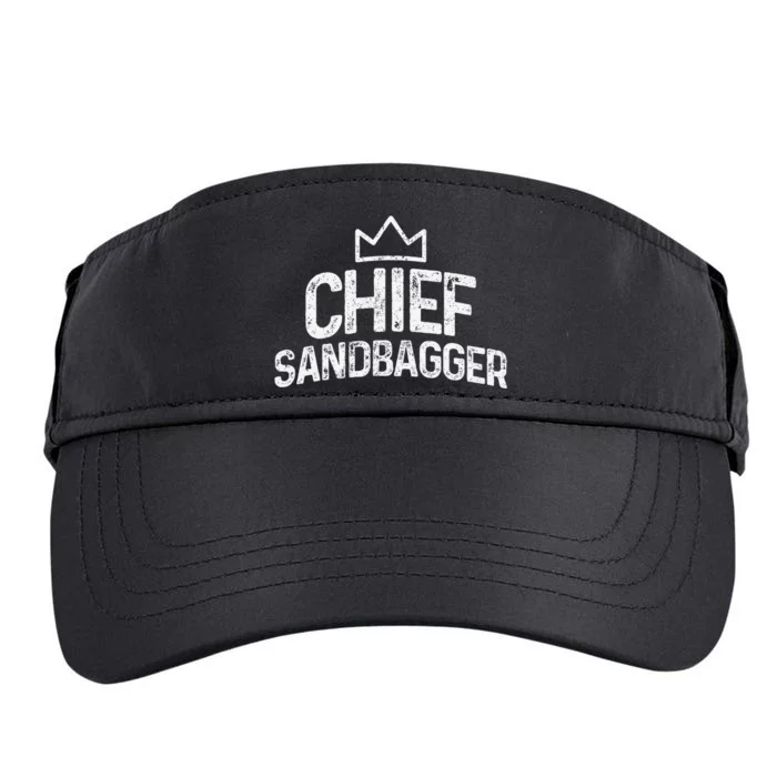 Chief Sandbagger Golf Gag Gifts Novelty Adult Drive Performance Visor