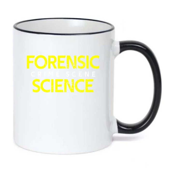 Crime Scene Gift Black Color Changing Mug