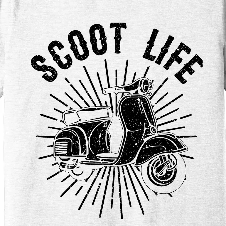 Cool Scooter Gift For Funny Scoot Life Motor Rider Premium T-Shirt