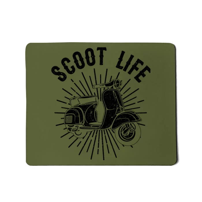 Cool Scooter Gift For Funny Scoot Life Motor Rider Mousepad