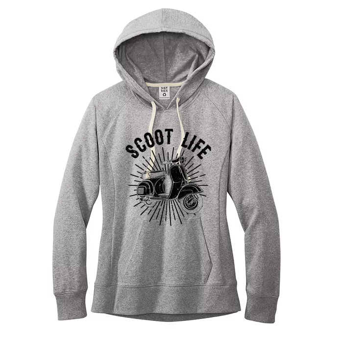 Cool Scooter Gift For Funny Scoot Life Motor Rider Women's Fleece Hoodie