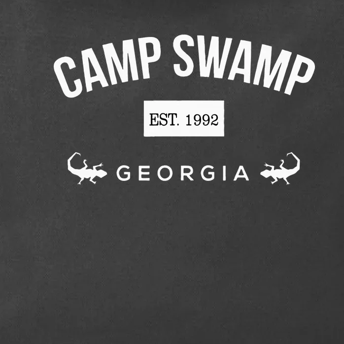 Camp Swamp Georgia Est 1992 – Camp Swamp Merch Zip Tote Bag