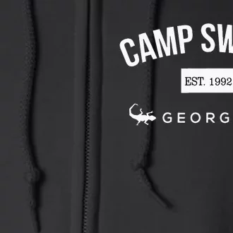 Camp Swamp Georgia Est 1992 – Camp Swamp Merch Full Zip Hoodie