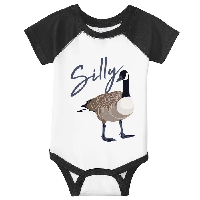 Canadian Silly Goose Funny Cute Bird Hunter Gift Animal Great Gift Infant Baby Jersey Bodysuit