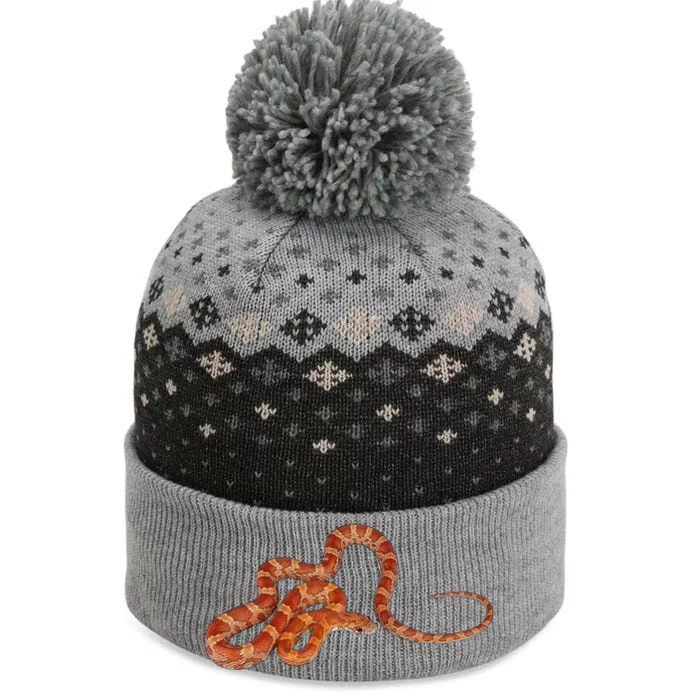 Corn Snake Gift Snake Gift The Baniff Cuffed Pom Beanie