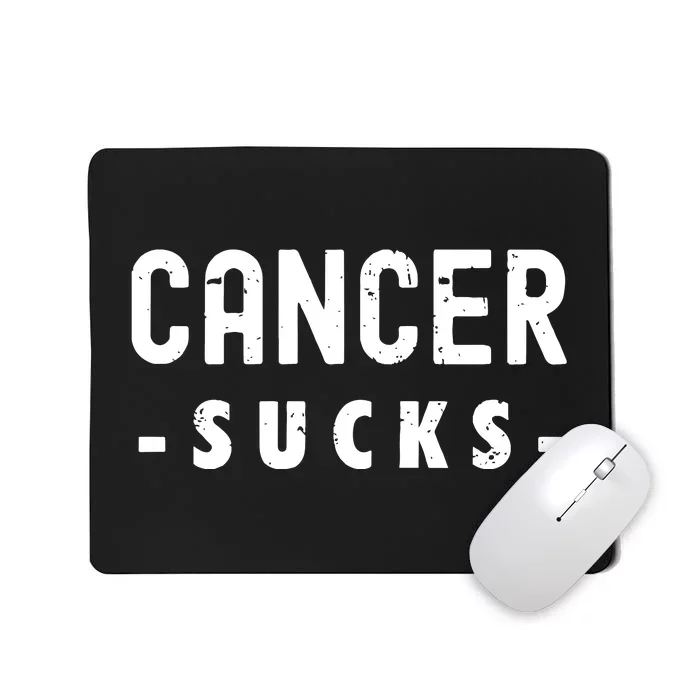 Cancer Sucks Gift Hooded Cancer Gift Mousepad