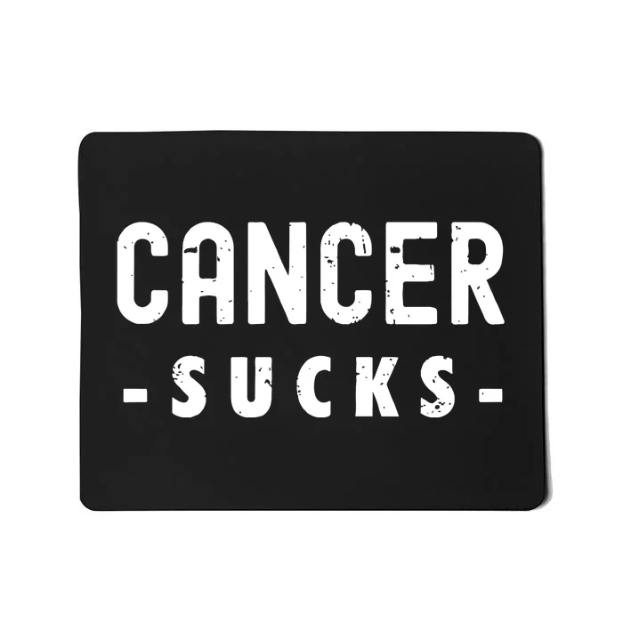 Cancer Sucks Gift Hooded Cancer Gift Mousepad