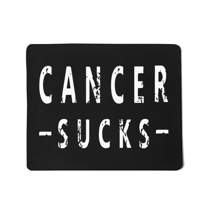 Cancer Sucks Gift Hooded Cancer Gift Mousepad