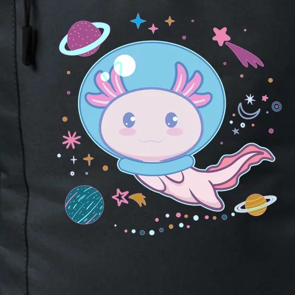 Cute Space Galaxy Astronaut Axolotl Daily Commute Backpack