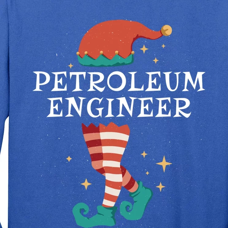 Christmas Santa Gnome Xmas Petroleum Engineer Gift Tall Long Sleeve T-Shirt