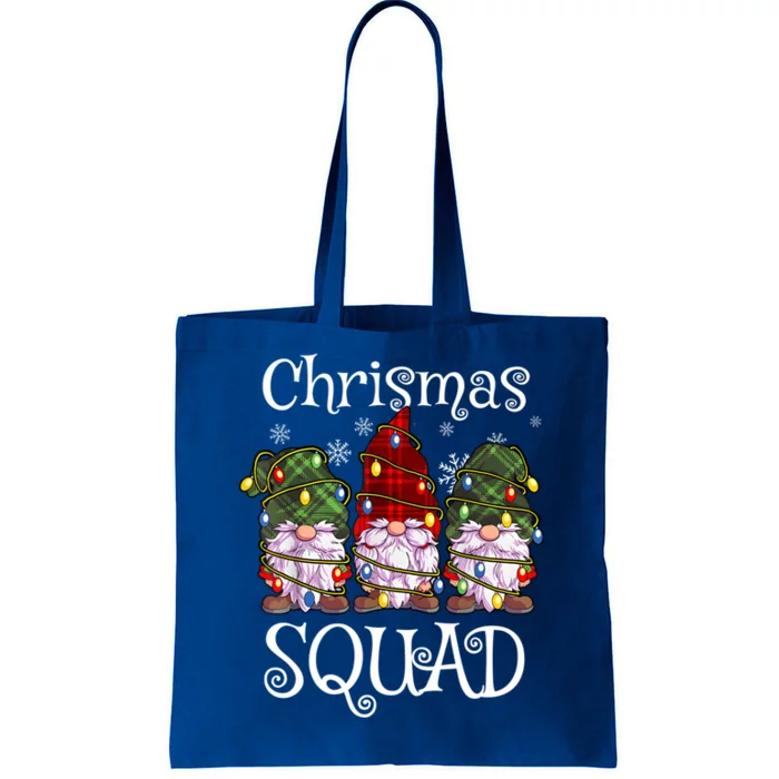 Christmas Squad Gnomies Christmas Gnome Family Matching Pjs Gift Tote Bag