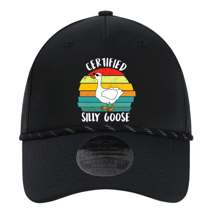 Certified Silly Goose Funny Goose Lover Farmer Farm Life Performance The Dyno Cap