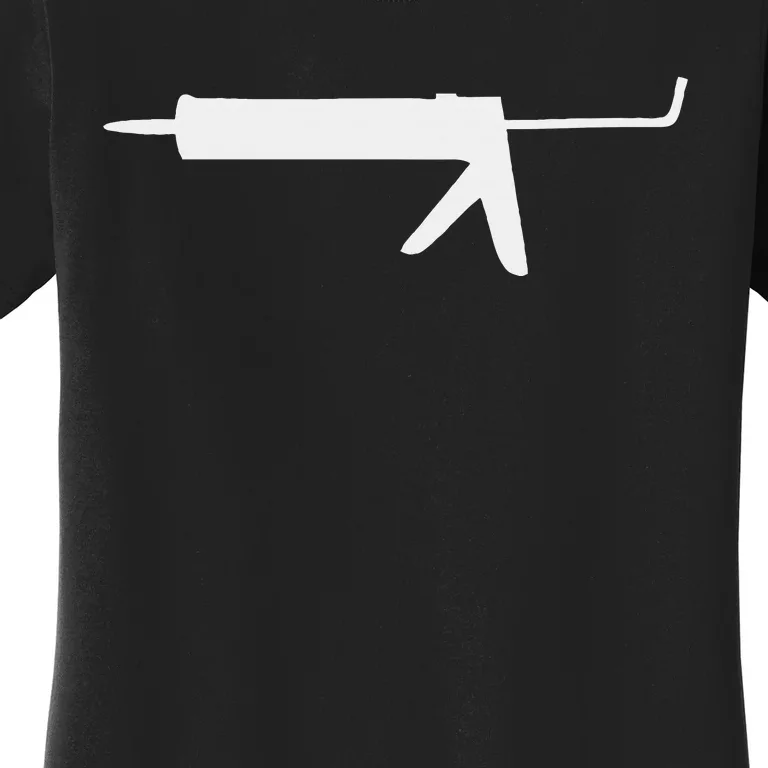 Caulk Silhouette Gun Women's T-Shirt