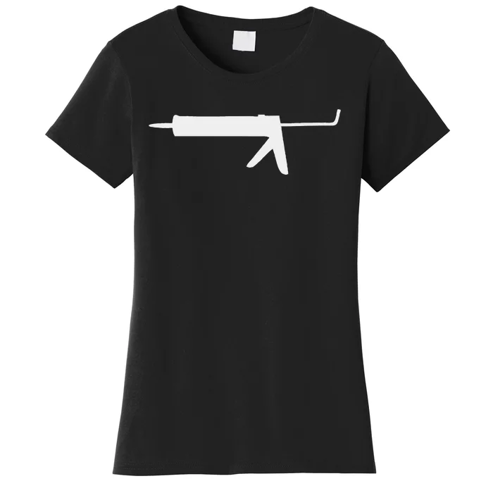 Caulk Silhouette Gun Women's T-Shirt