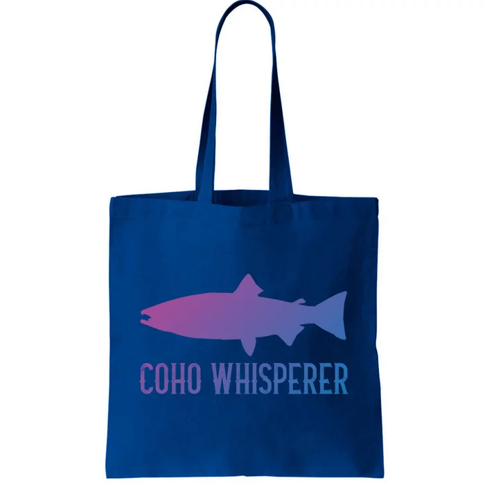 Coho Salmon Gift Fun Fishing Gift Laskan Fisher Tote Bag