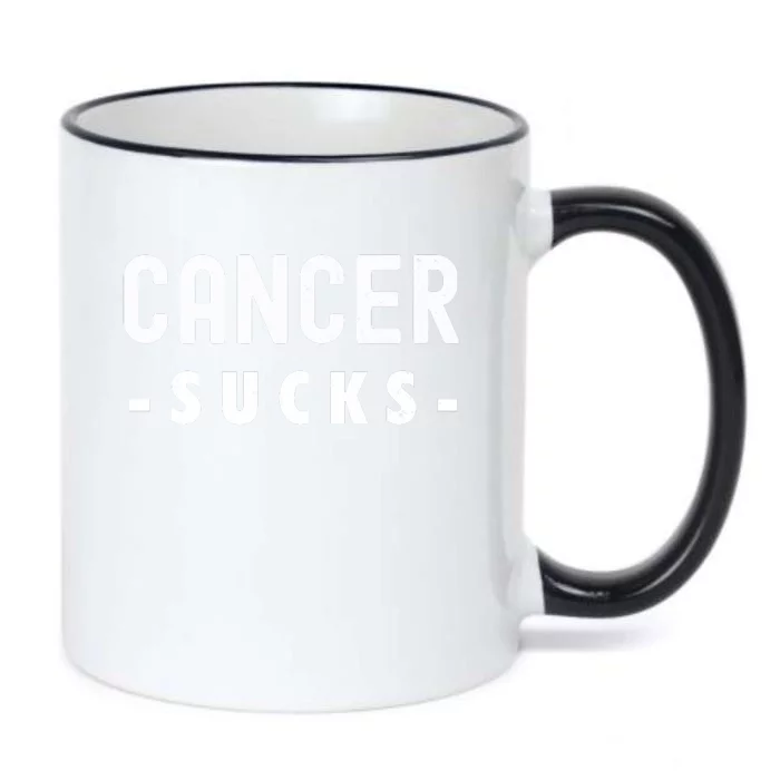 Cancer Sucks Gift Hooded Cancer Gift Black Color Changing Mug