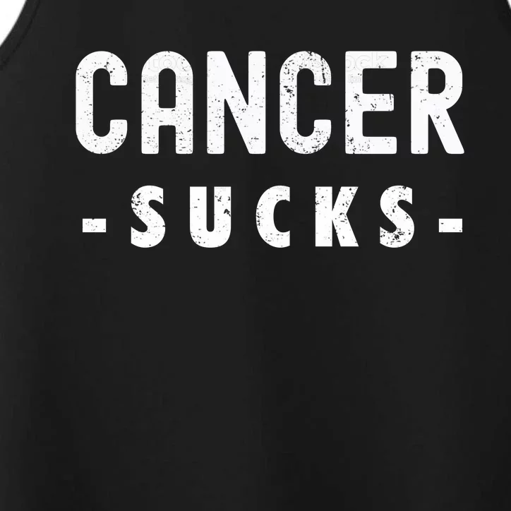 Cancer Sucks Gift Hooded Cancer Gift Performance Tank