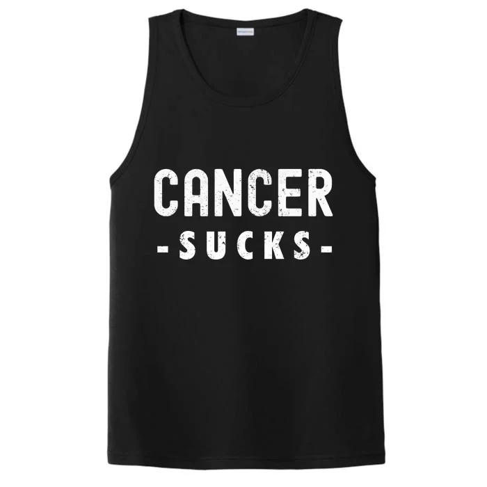 Cancer Sucks Gift Hooded Cancer Gift Performance Tank