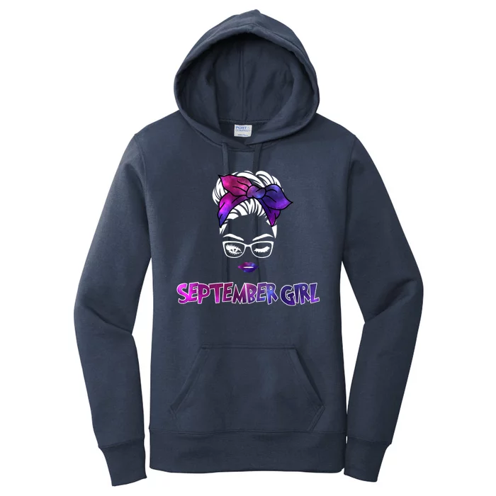 Cute September Girl Women's Pullover Hoodie