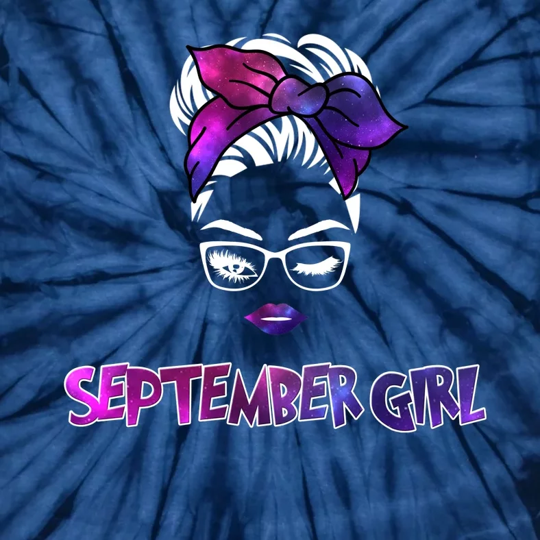 Cute September Girl Tie-Dye T-Shirt